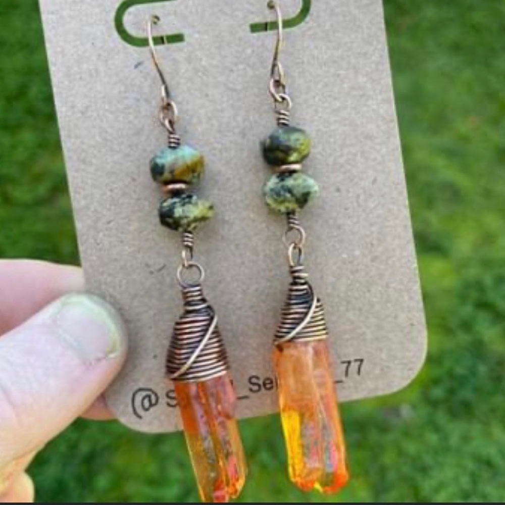 Handmade Gemstone Earrings